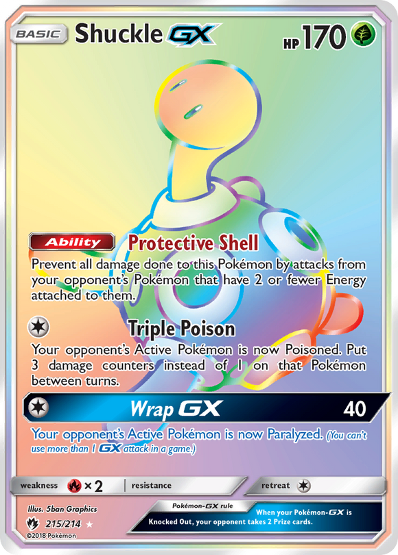 Shuckle GX (215/214) [Sun & Moon: Lost Thunder] - Duel Kingdom