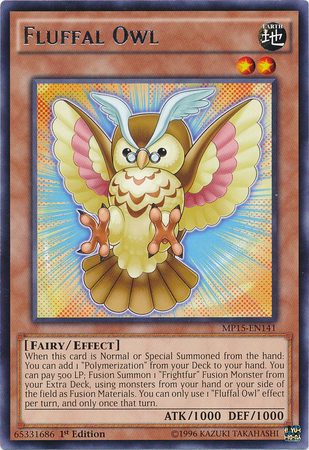 Fluffal Owl [MP15-EN141] Rare - Duel Kingdom