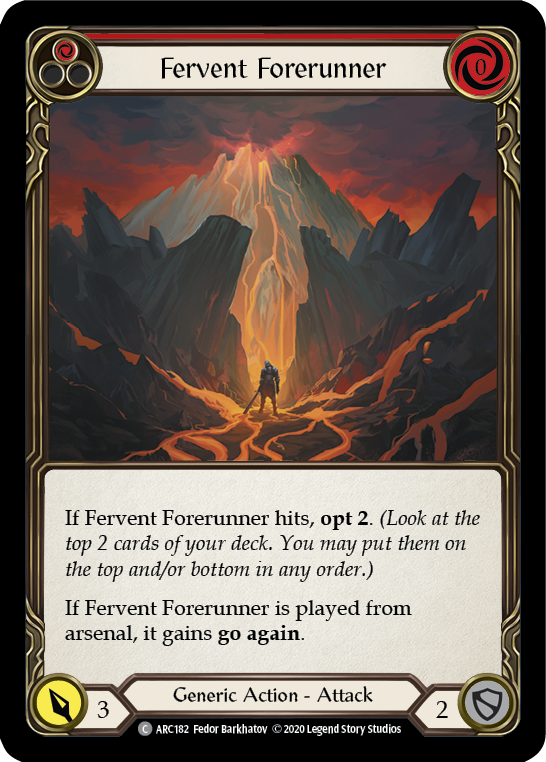 Fervent Forerunner (Red) [ARC182] Unlimited Normal - Duel Kingdom