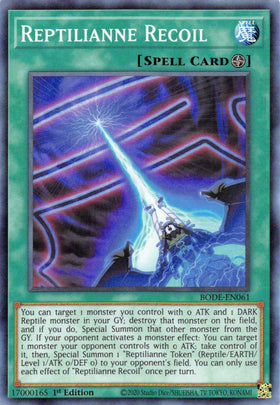 Reptilianne Recoil [BODE-EN061] Common - Duel Kingdom