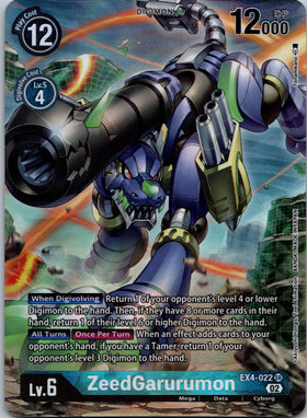 ZeedGarurumon (Alternate Art) [EX4-022] [Alternative Being Booster] Foil