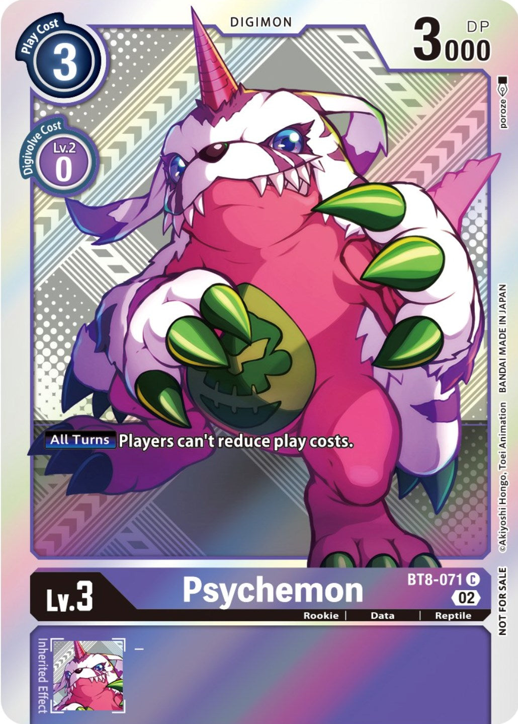 Psychemon (Versus Royal Knight Booster Pre-Release) [BT8-071] [New Awakening] Foil