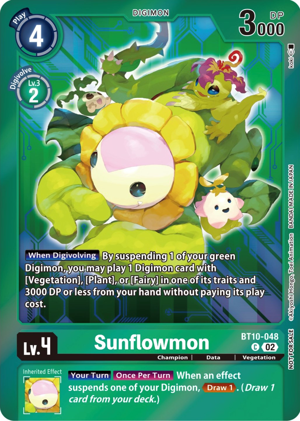 Sunflowmon (Event Pack 5) [BT10-048] [Xros Encounter] Foil