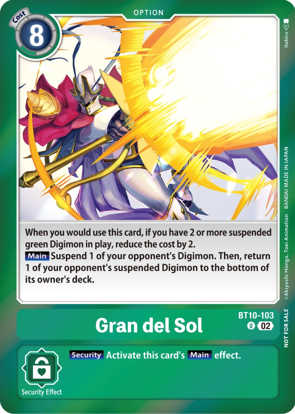 Gran del Sol (Event Pack 5) [BT10-103] [Xros Encounter] Foil