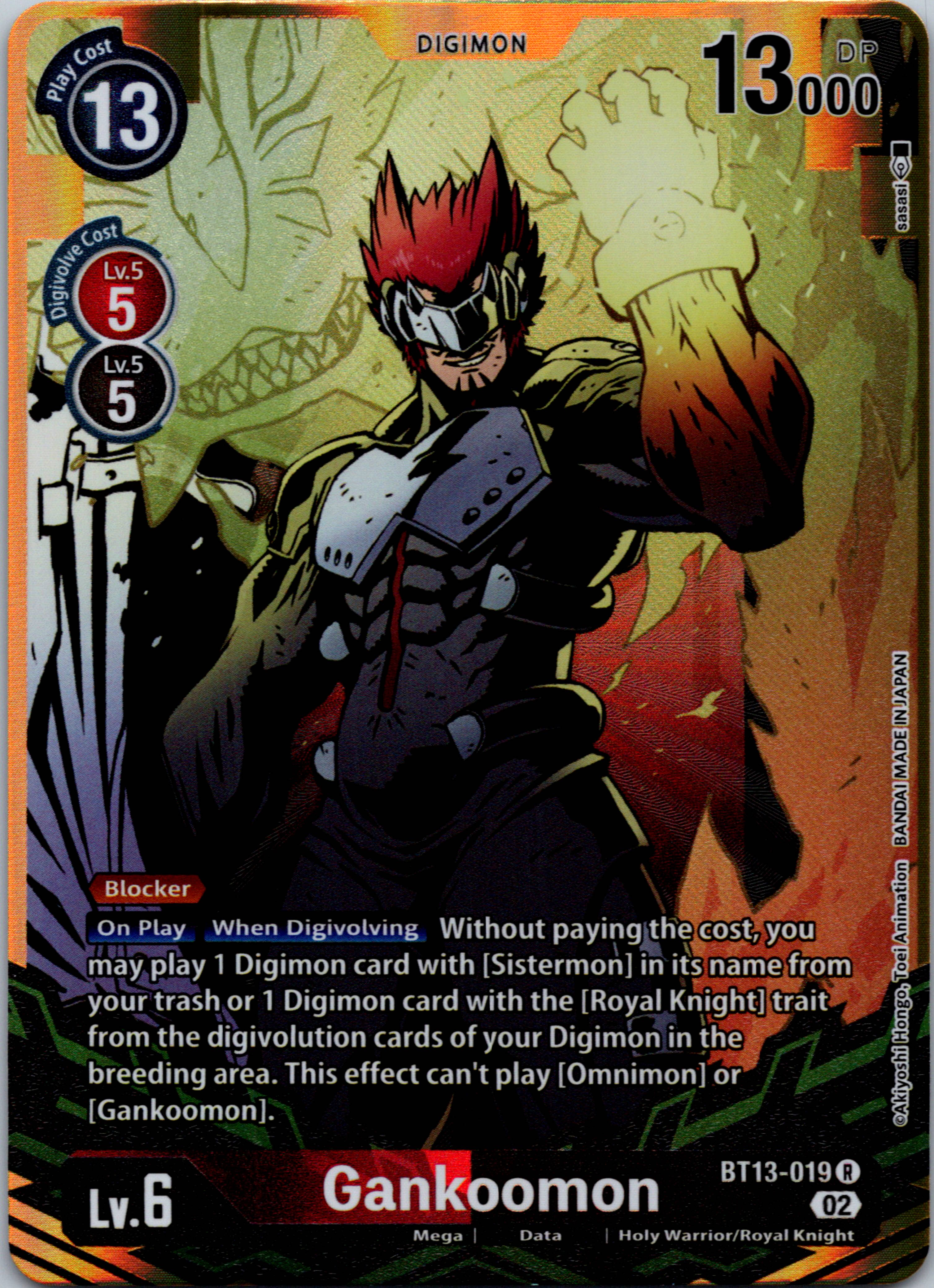 Gankoomon (Alternate Art) [BT13-019] [Versus Royal Knights] Foil