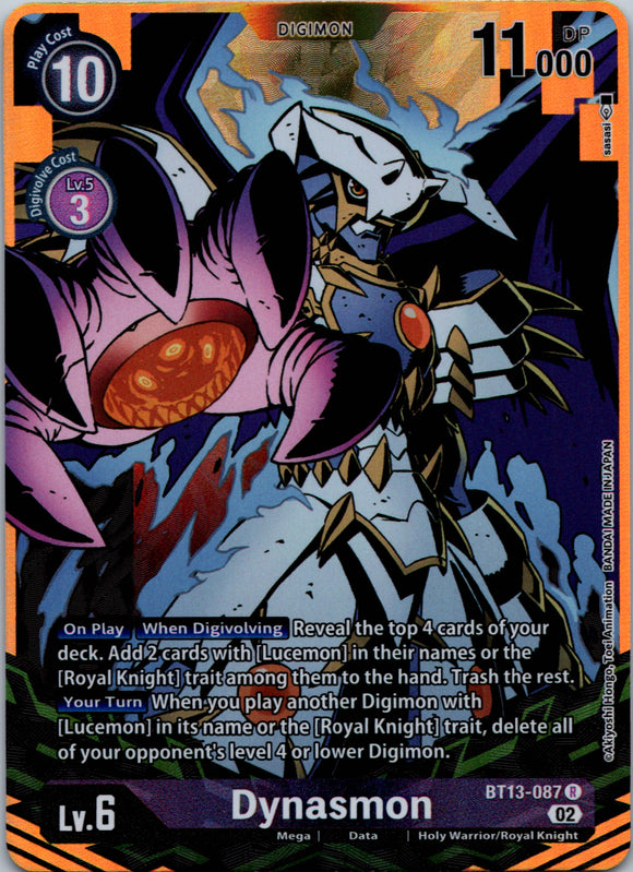 Dynasmon (Alternate Art) [BT13-087] [Versus Royal Knights] Foil