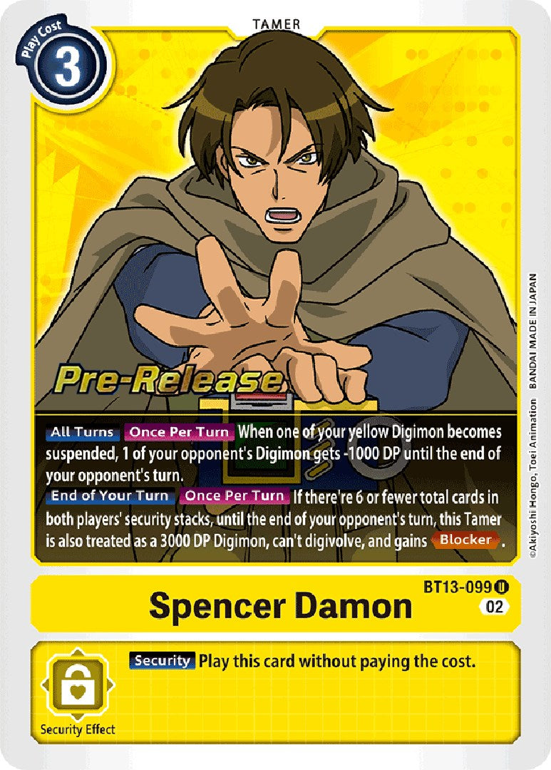 Spencer Damon [BT13-099] [Versus Royal Knights Pre-Release Cards] Foil