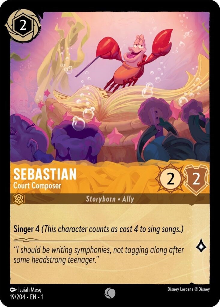 Sebastian - Court Composer 19/204 (The First Chapter) Cold Foil