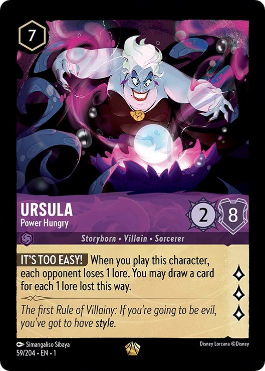 Ursula - Power Hungry 59/204 (The First Chapter) Cold Foil