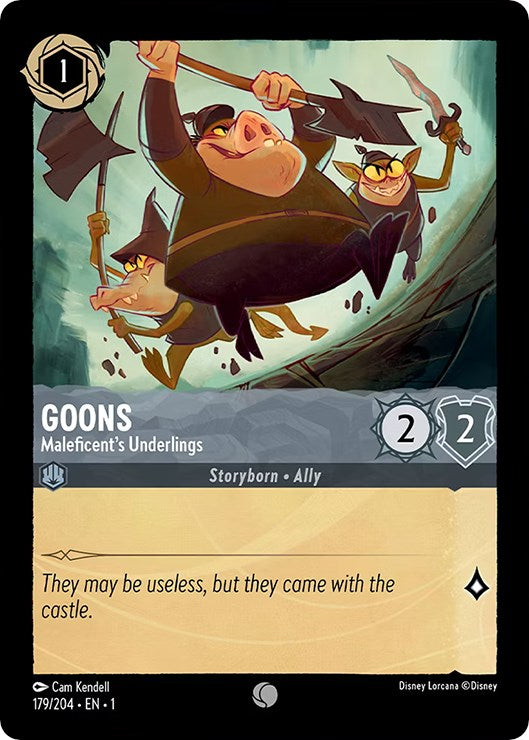 Goons - Maleficent's Underlings 179/204 (The First Chapter) Cold Foil