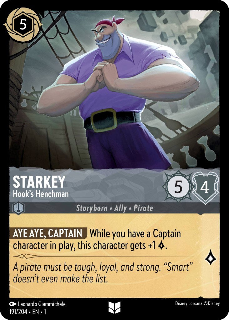 Starkey - Hook's Henchman 191/204 (The First Chapter) Cold Foil