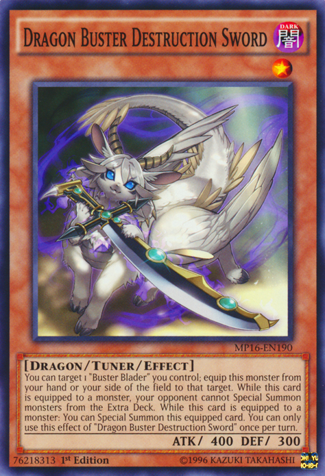 Dragon Buster Destruction Sword [MP16-EN190] Common - Duel Kingdom