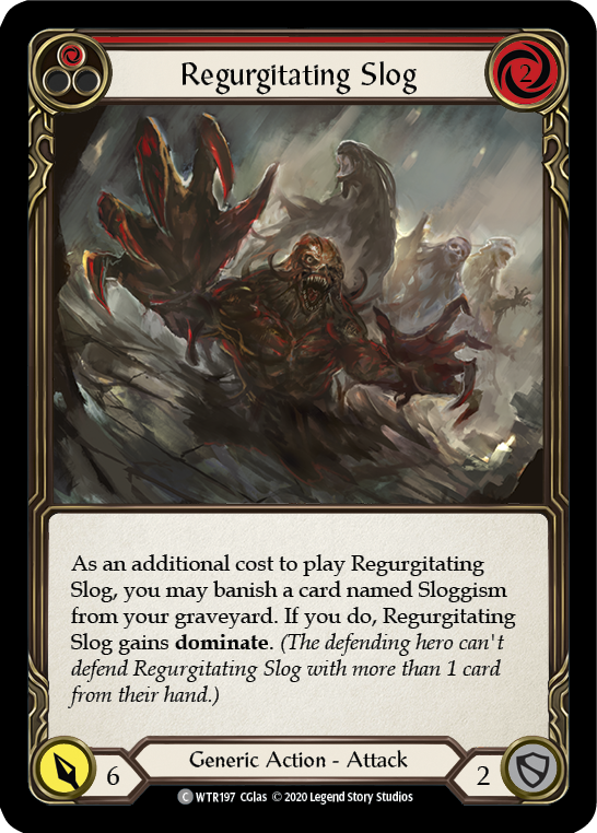 Regurgitating Slog (Red) [WTR197] Unlimited Rainbow Foil - Duel Kingdom