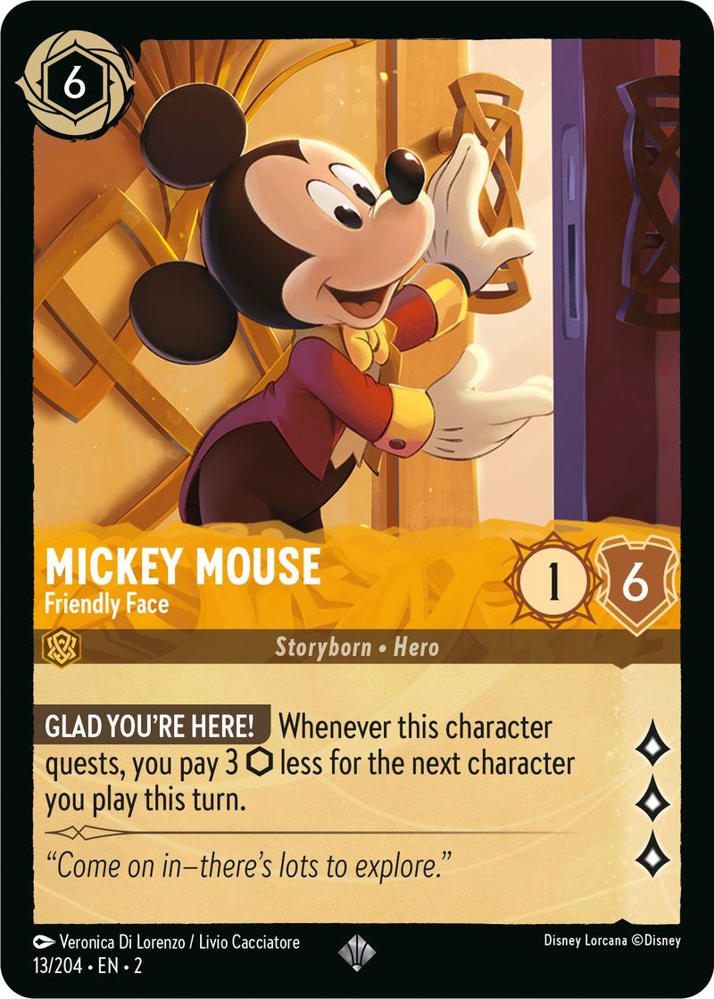 Mickey Mouse - Friendly Face 13/204 (Rise of the Floodborn)