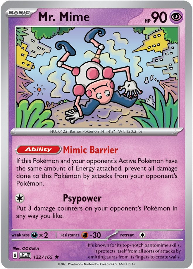 Mr. Mime (122/165) [Scarlet & Violet:  151] Holofoil