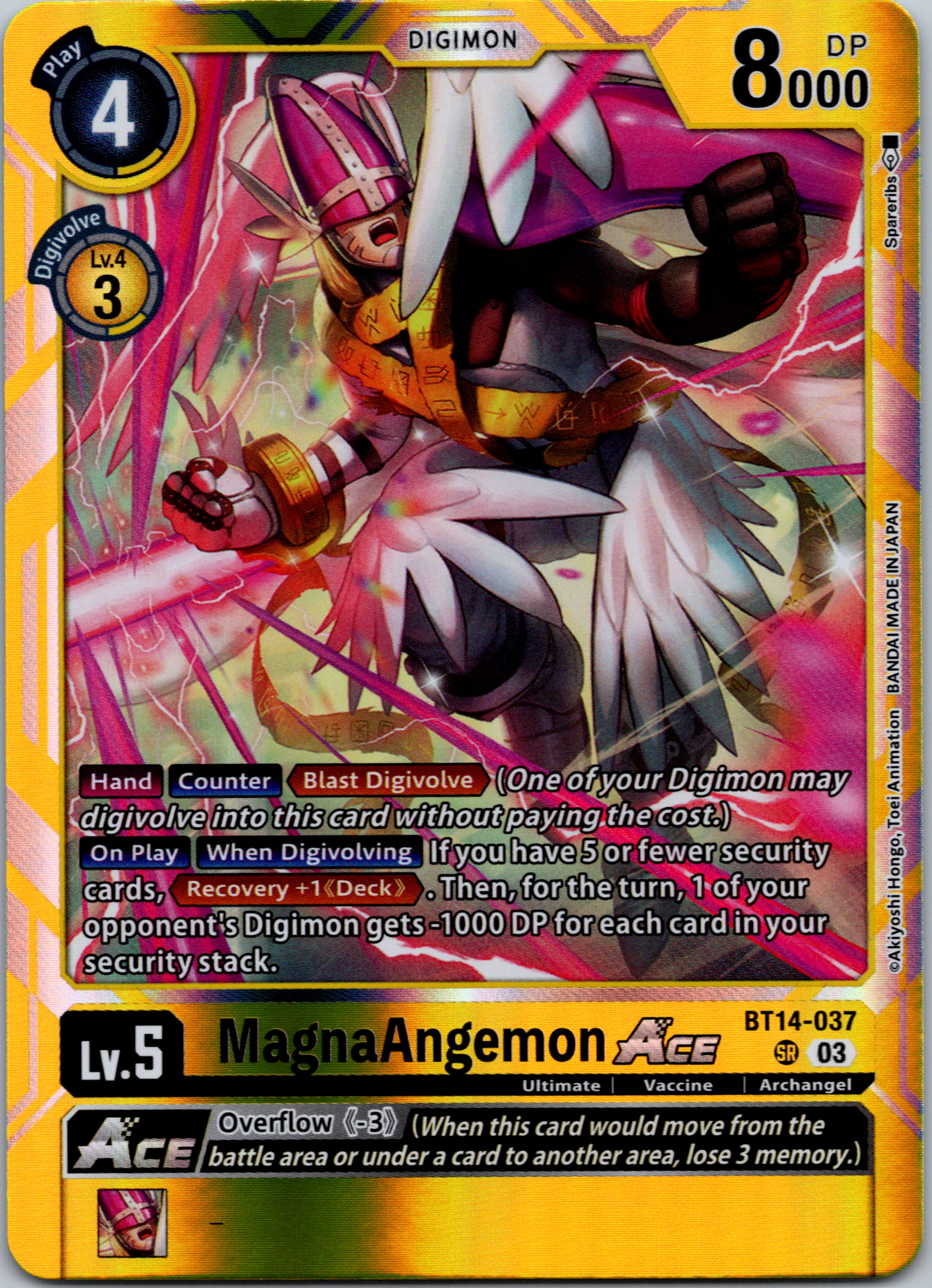 MagnaAngemon Ace [BT14-037] [Blast Ace] Foil