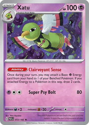 Xatu (072/182) - [Scarlet & Violet: Paradox Rift] Reverse Holofoil