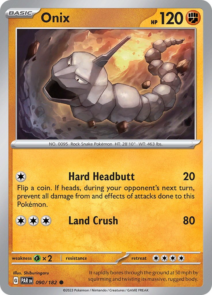 Onix (90/182) - [Scarlet & Violet: Paradox Rift] Reverse Holofoil