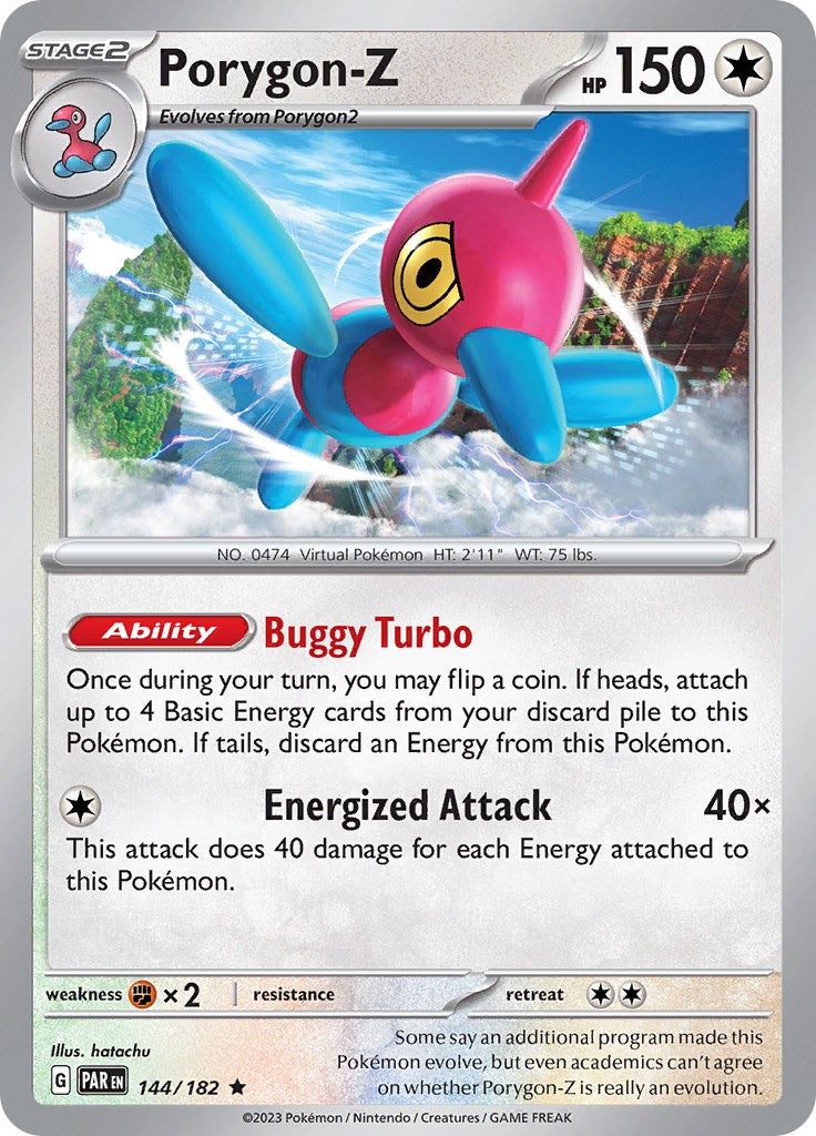 Porygon-Z (144/182) - [Scarlet & Violet: Paradox Rift] Reverse Holofoil