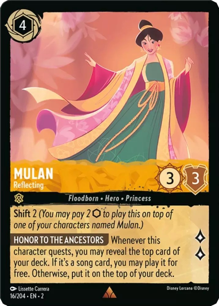 Mulan - Reflecting 16/204 (Rise of the Floodborn) Cold Foil