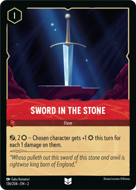 Sword in the Stone 136/204 (Rise of the Floodborn) Cold Foil