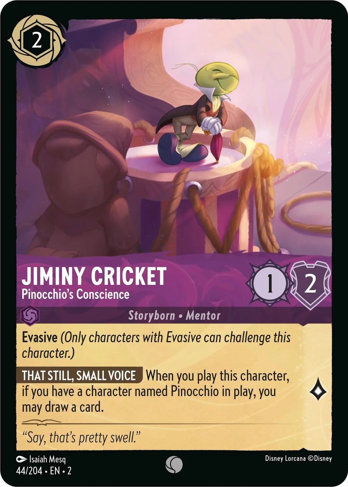 Jiminy Cricket - Pinocchio's Conscience 44/204 (Rise of the Floodborn)