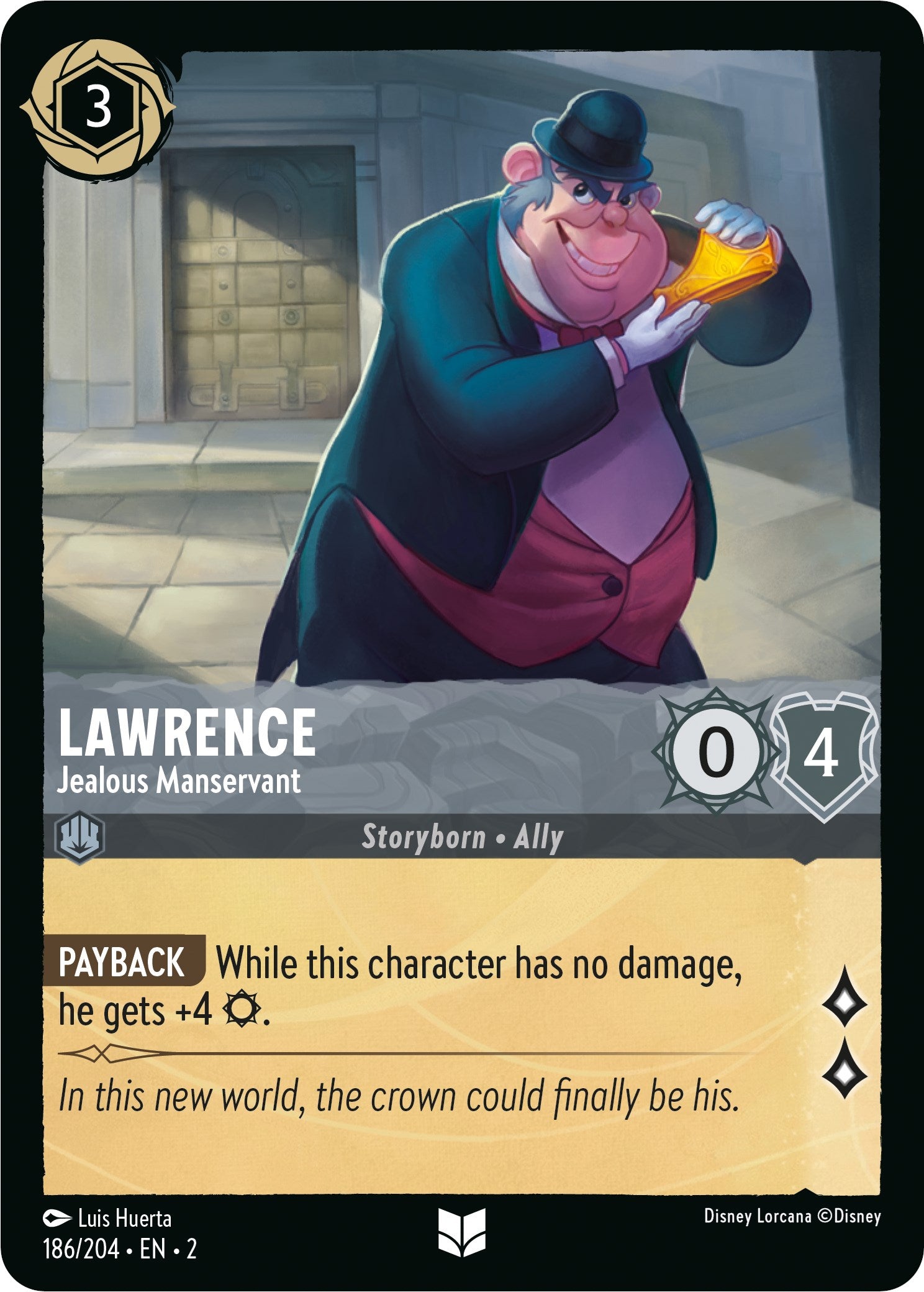 Lawrence - Jealous Manservant 186/204 (Rise of the Floodborn)