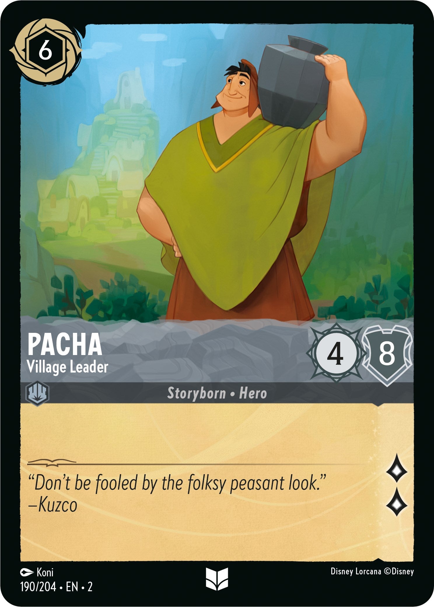 Pacha - Village Leader 190/204 (Rise of the Floodborn)