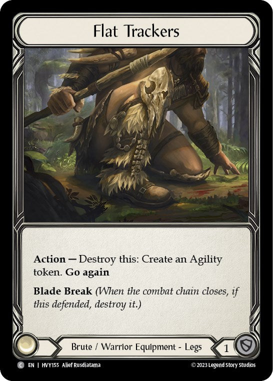 Flat Trackers [HVY155] (Heavy Hitters) Cold Foil