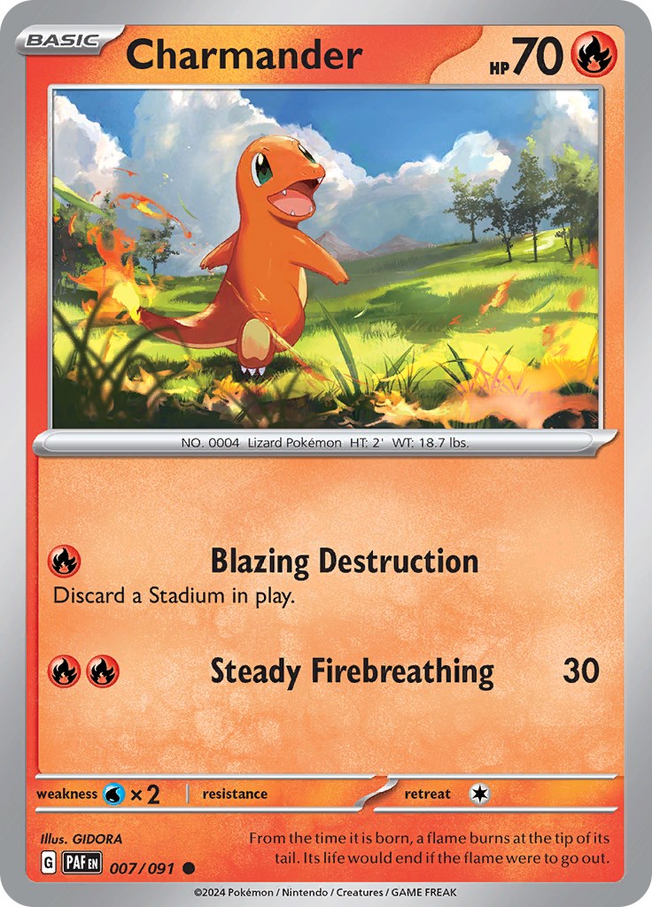 Charmander [7/091] - (Paldean Fates)