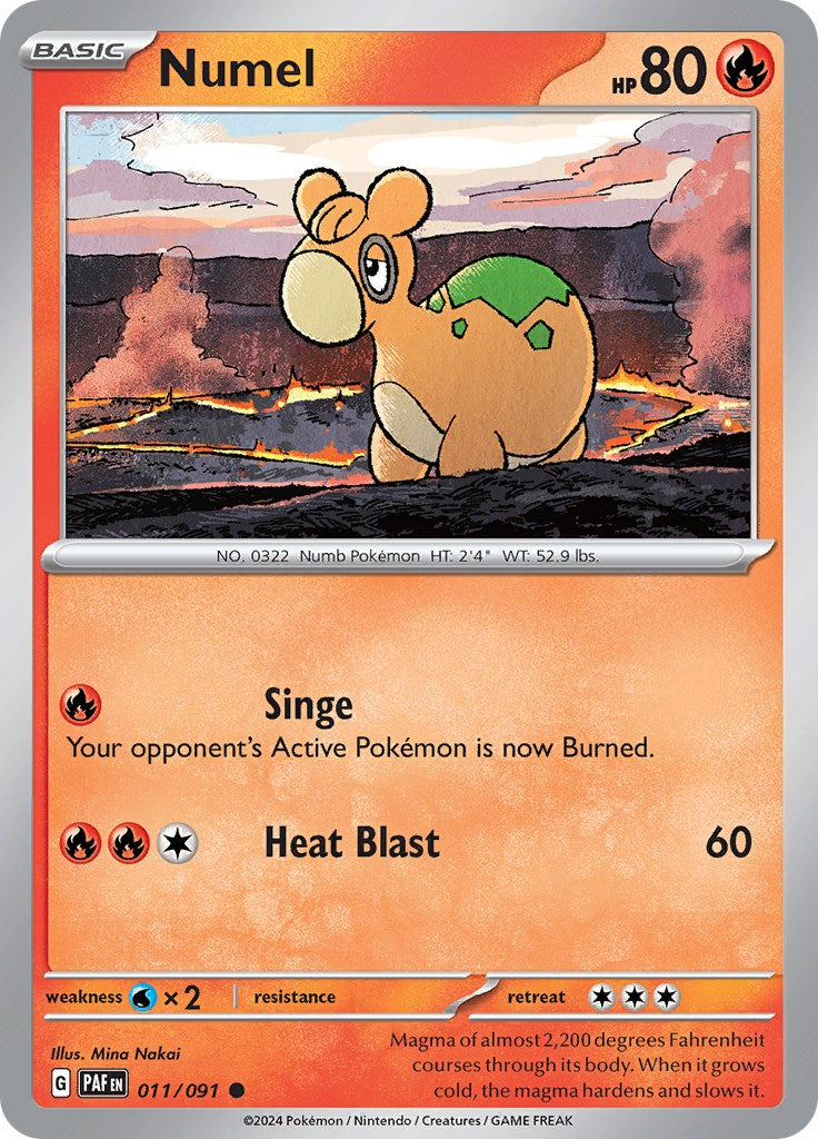 Numel [11/091] - (Paldean Fates)