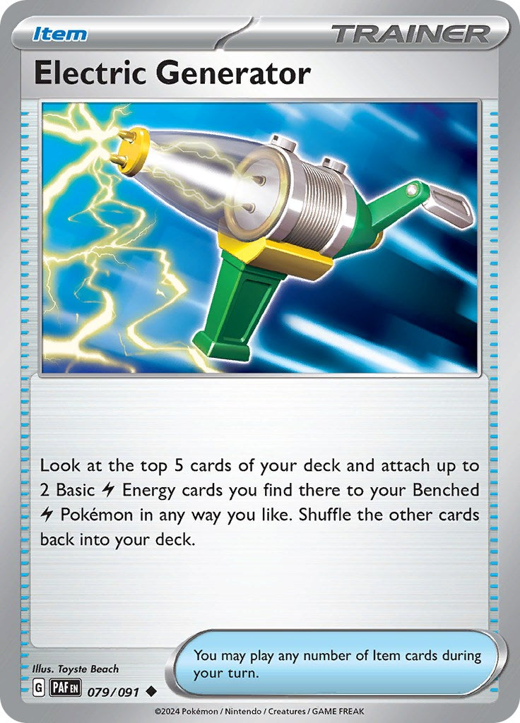 Electric Generator [79/091] - (Paldean Fates) Reverse Holofoil