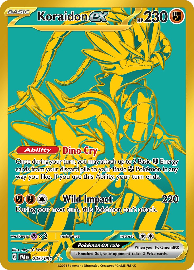 Koraidon ex [245/091] - (Paldean Fates) Holofoil