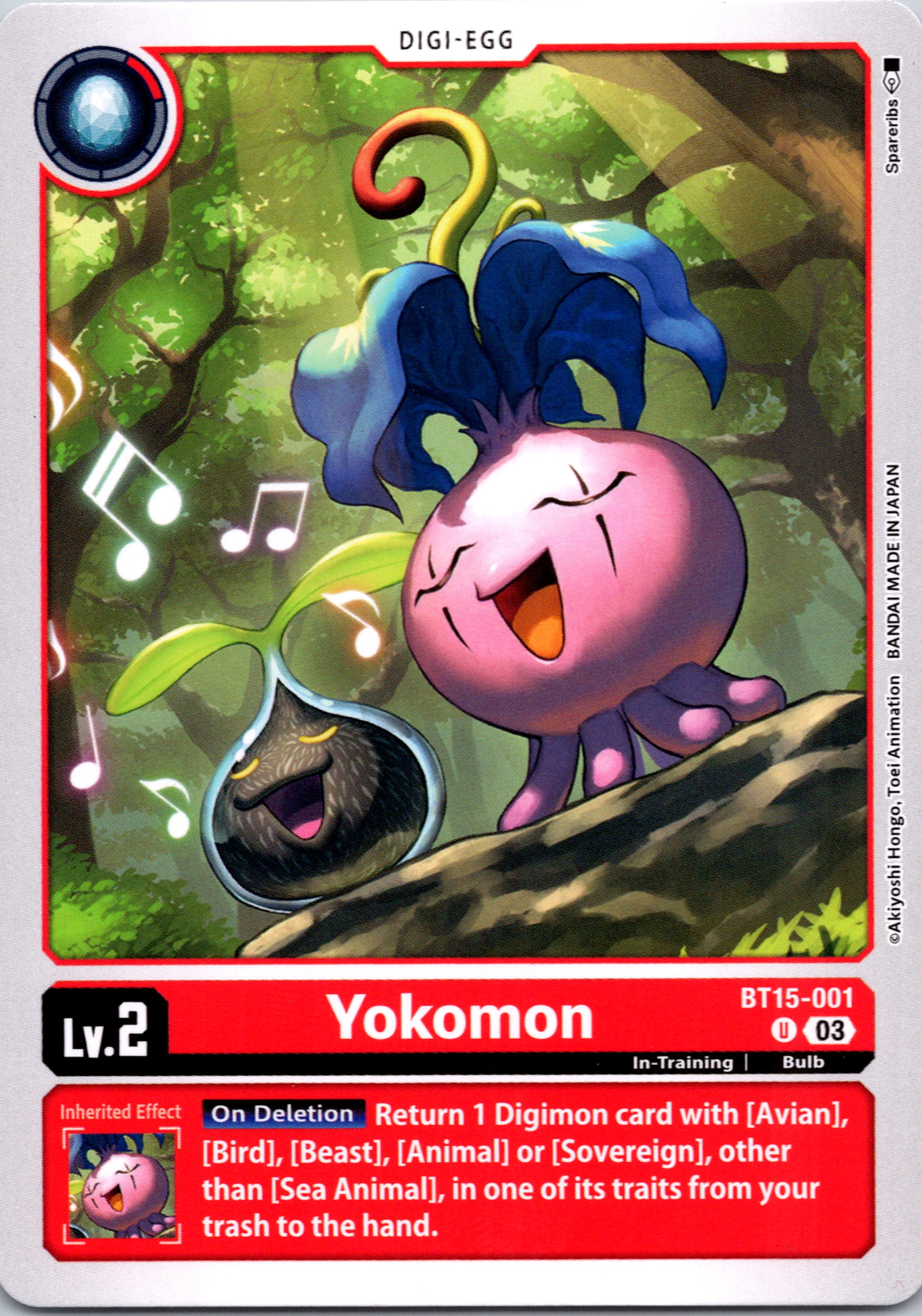 Yokomon [BT15-001] [Exceed Apocalypse] Normal