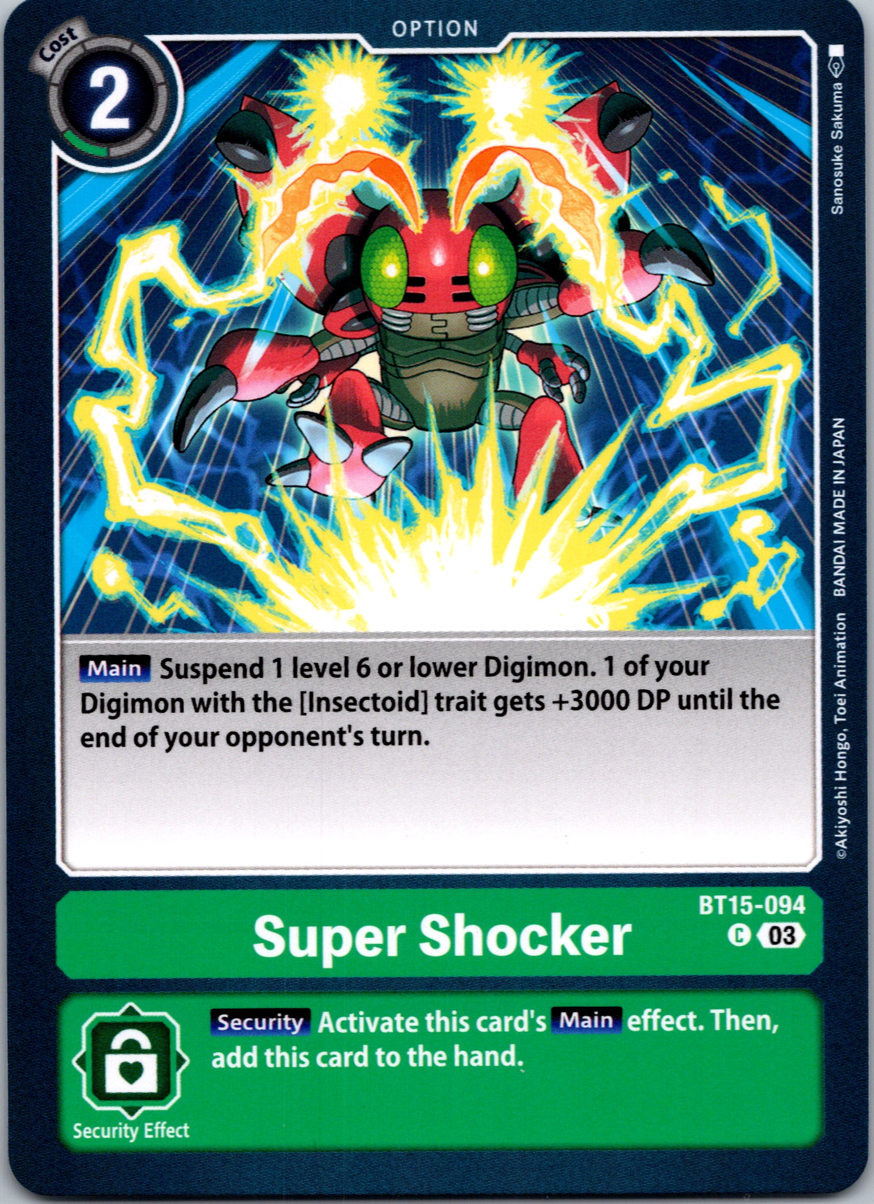 Super Shocker [BT15-094] [Exceed Apocalypse] Normal