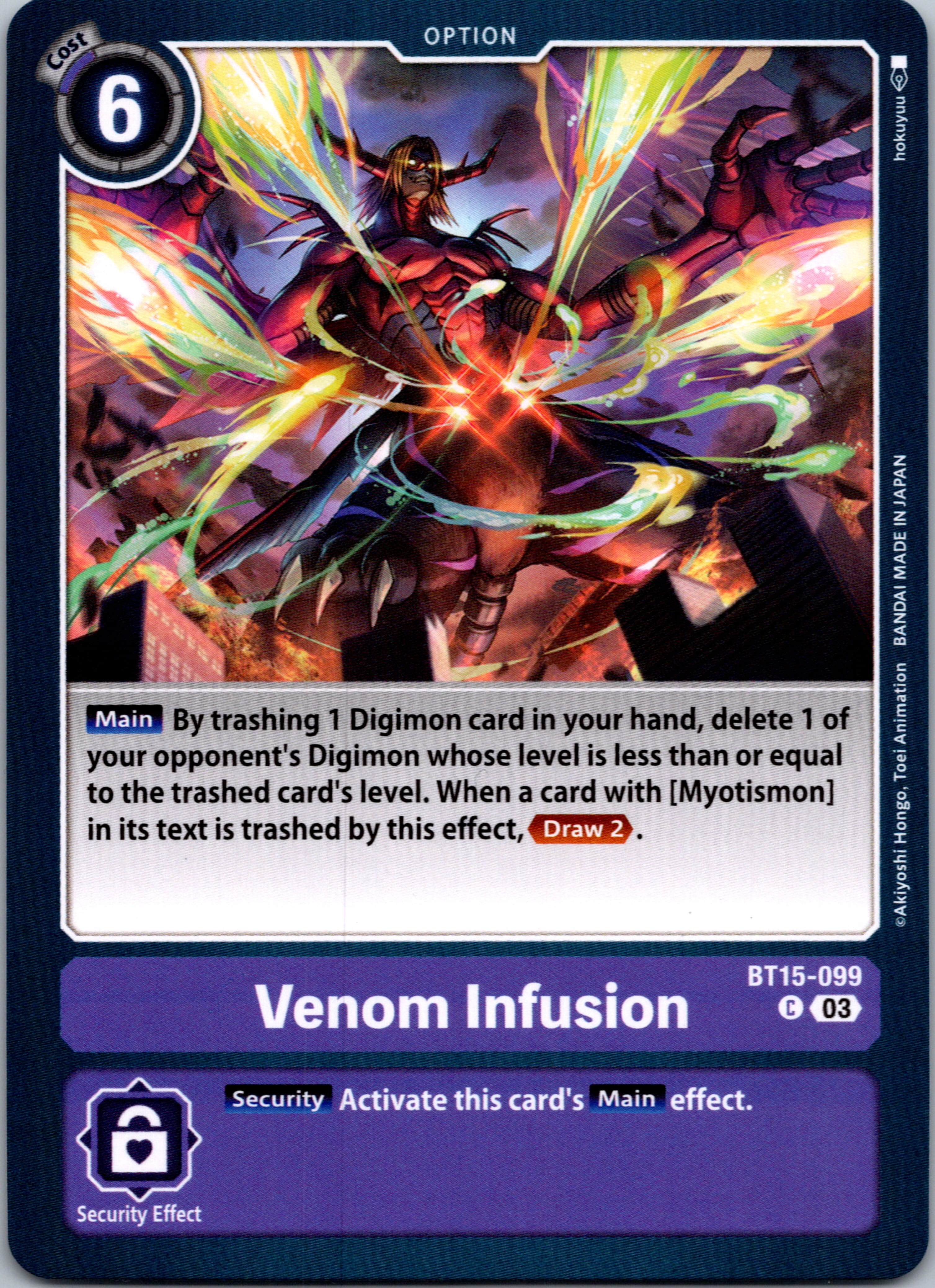 Venom Infusion [BT15-099] [Exceed Apocalypse] Normal