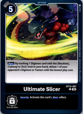 Ultimate Slicer [BT15-097] [Exceed Apocalypse] Normal