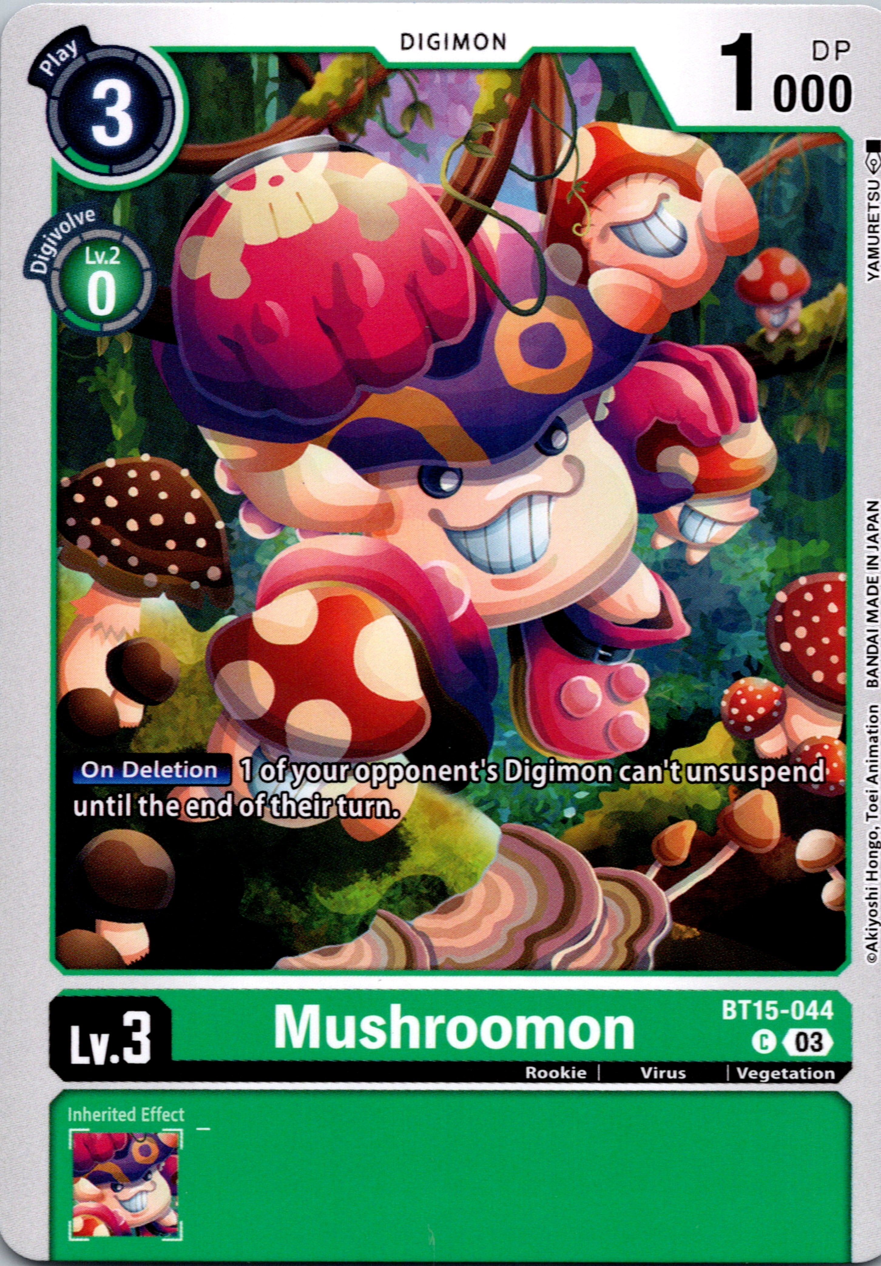 Mushroomon [BT15-044] [Exceed Apocalypse] Normal