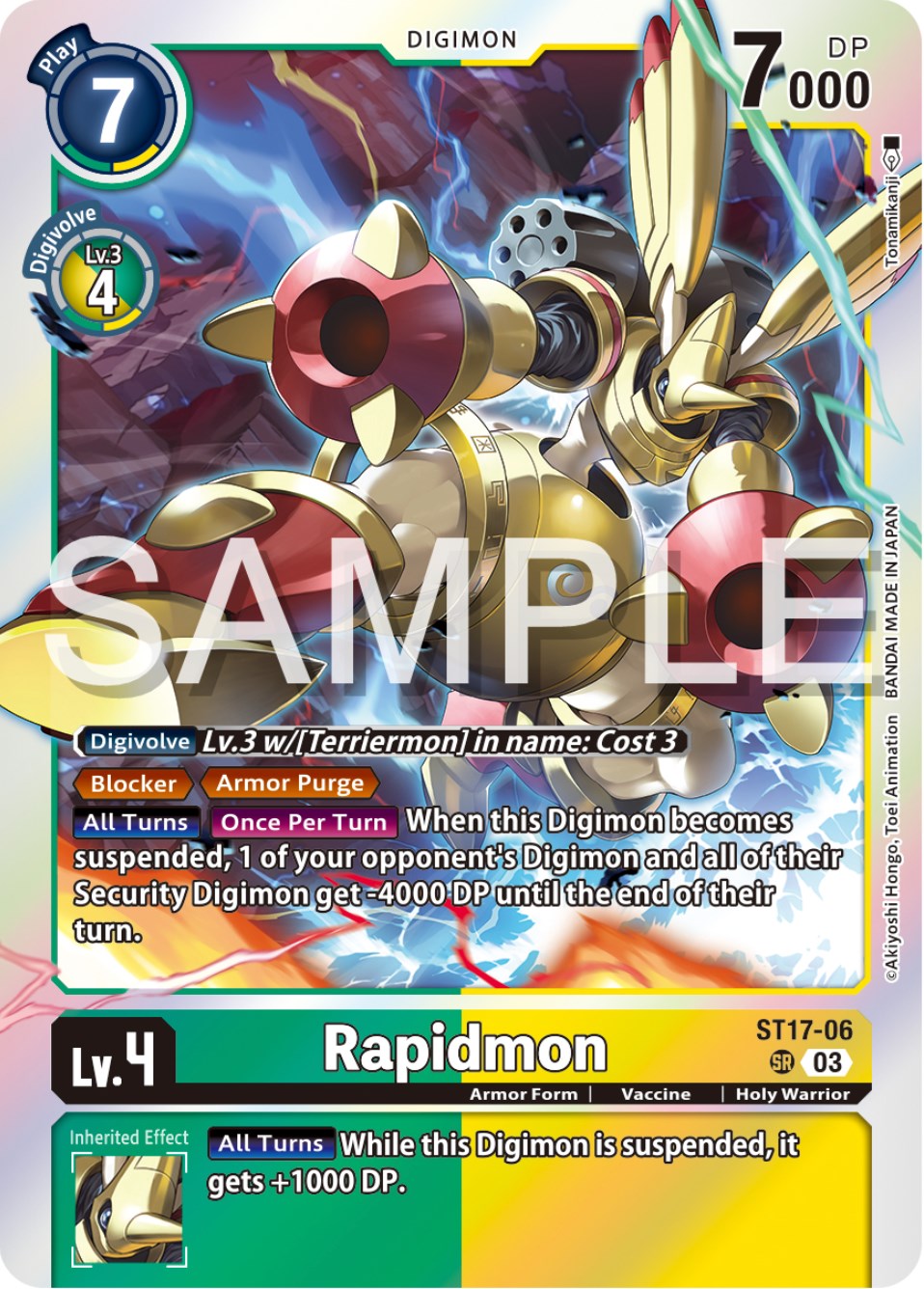 Rapidmon - ST17-06 [ST17-06] [Starter Deck 17: Double Typhoon Advanced Deck Set] Foil