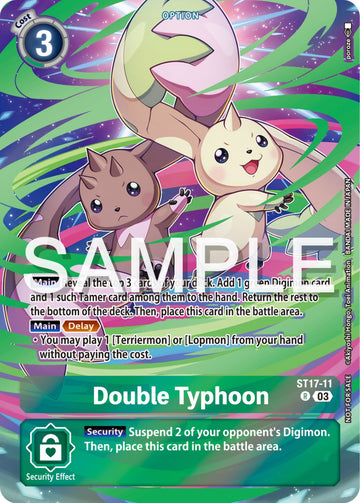 Double Typhoon (Spring Break Event 2024) [ST17-11] [Starter Deck 17: Double Typhoon Advanced Deck Set] Foil