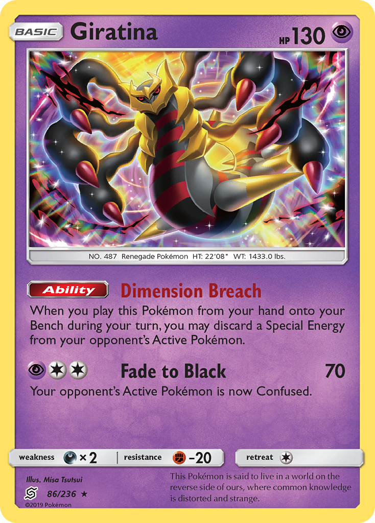 Giratina (86/236) [Sun & Moon: Unified Minds] - Duel Kingdom