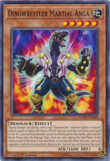 Dinowrestler Martial Anga [DANE-EN008] Common - Duel Kingdom