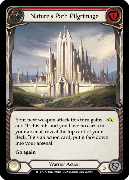 Nature's Path Pilgrimage (Red) [WTR147-C] Alpha Print Normal - Duel Kingdom