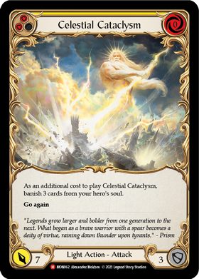 Celestial Cataclysm (Rainbow Foil) [MON062-RF] 1st Edition Rainbow Foil - Duel Kingdom