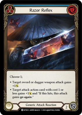 Razor Reflex (Blue) [WTR211] Unlimited Rainbow Foil - Duel Kingdom