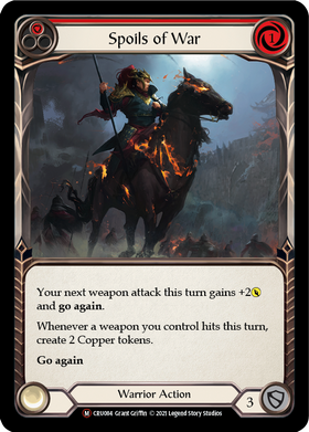 Spoils of War (Rainbow Foil) [CRU084-RF] Unlimited Rainbow Foil - Duel Kingdom