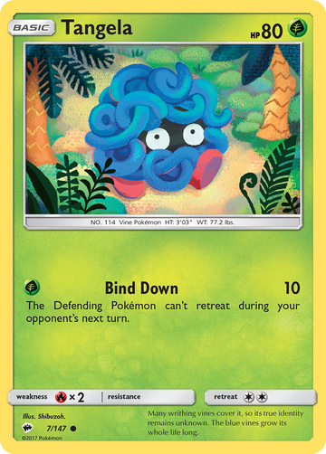 Tangela (7/147) [Sun & Moon: Burning Shadows] - Duel Kingdom