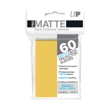 60ct Pro-Matte Yellow Small Deck Protectors - Duel Kingdom