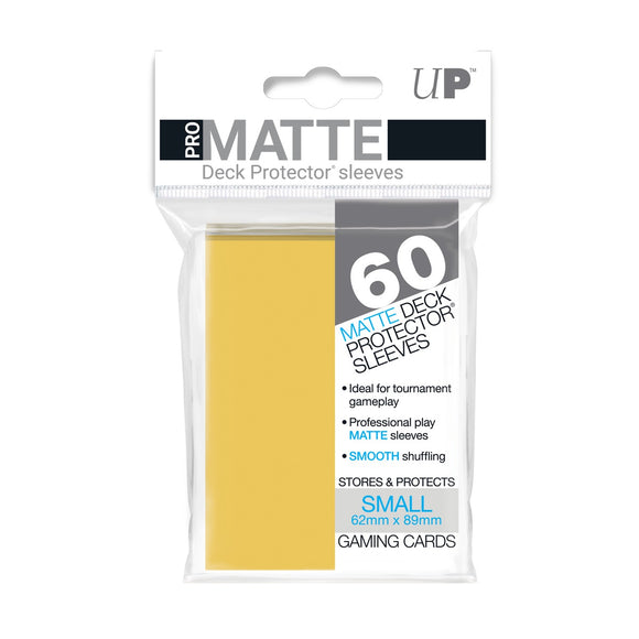 60ct Pro-Matte Yellow Small Deck Protectors - Duel Kingdom