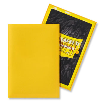 60ct Yellow Dragon Shield Matte Sleeves (Japanese Size) - Duel Kingdom